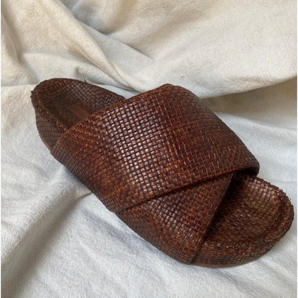 Size 42 ST. AGNI  Brown flat form sandal - Picture 7 of 9